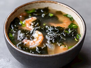 海带虾汤