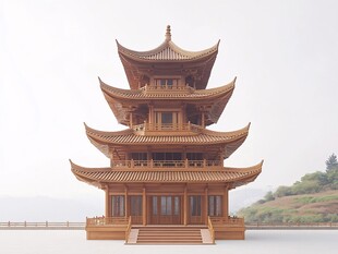 龙脊山顶鸿恩阁平台