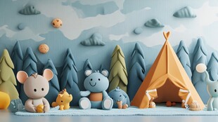 3d立体插画风格