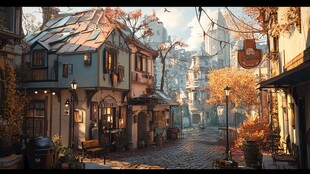 欧美小镇情景主题