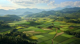 超宽幅田园景色