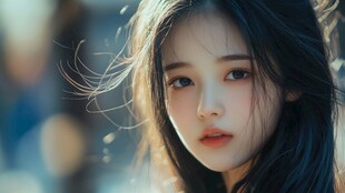 仙气清冷少女壁纸图片