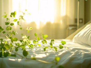 阳光植物窗台小绿植