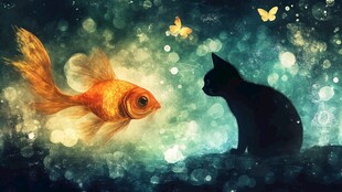 原创猫与鱼