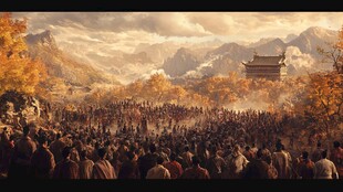 武则天封禅场景