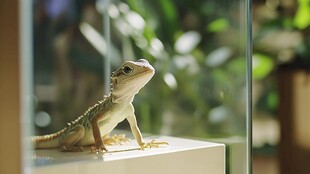 宠物爬宠中部鬃狮蜥