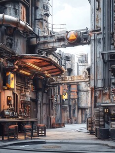 工业场景工业题材