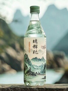 青梅酒瓶贴