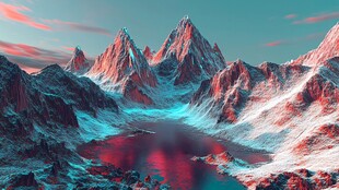 3d山脉背景