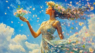 唯美飘逸活力梦幻