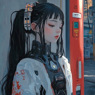 赛博朋克装饰画