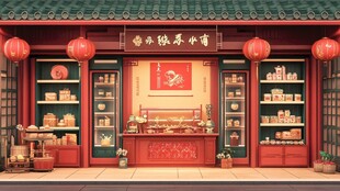 春节店铺