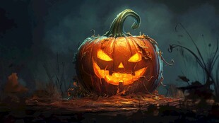 万圣节南瓜灯壁纸