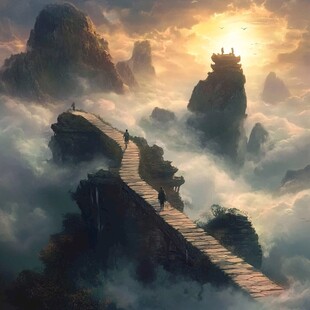 古风仙境天上宫阙