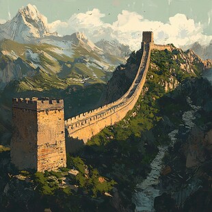 长城插画
