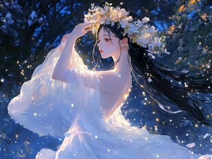 仙气清冷少女壁纸图片