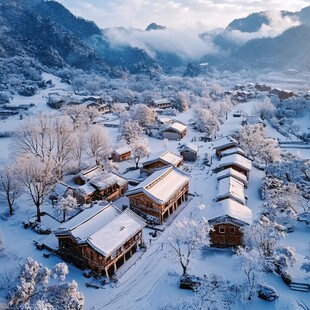 雪后大九湖