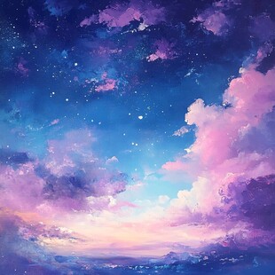 抽象写意星辰大海