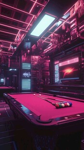 赛博朋克风格迎宾区