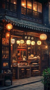 古风店面