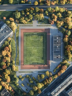俯瞰运动场