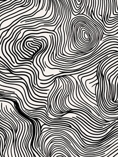 抽象黑白线条波纹底纹