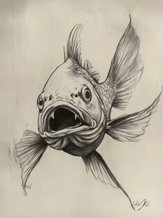 纯手绘鱼儿