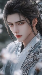 原创手绘古装美男