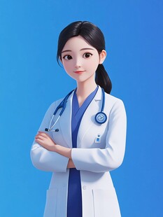 插画女医生
