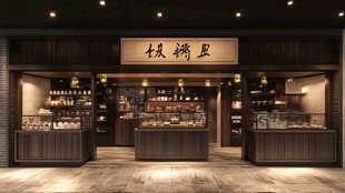 日式风店铺