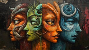 前卫艺术涂鸦艺术