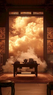 云雾禅境古风传统古典