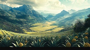 山丘上的菠萝基地