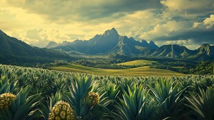 山丘上的菠萝基地