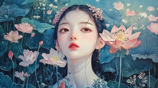 仙气清冷少女壁纸图片