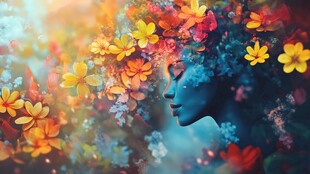 斑斓梦幻唯美的意境