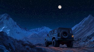 户外越野车背景图