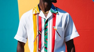 颜色鲜艳的衬衫