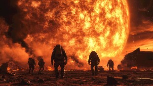 世界末日混乱场景