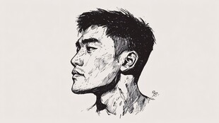 个人原创插画运动员