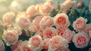 春日绚丽炫丽温柔玫瑰