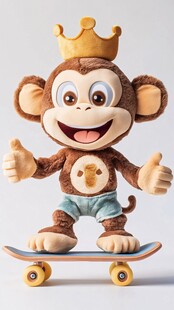 潮玩小猴形象