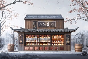 酒馆效果图