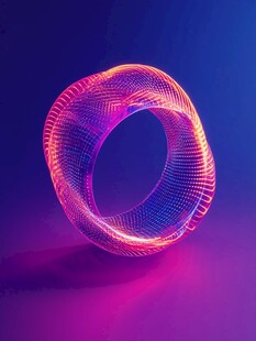 立体渐变发光体设计