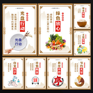 食堂文化海报