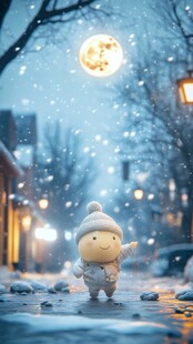 唯美雪夜