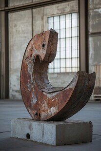 锈板雕塑