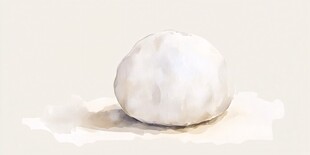 日式鲜芋包插画