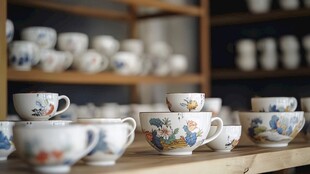 瓷杯专卖店内景