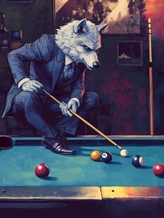 穿西装的狼